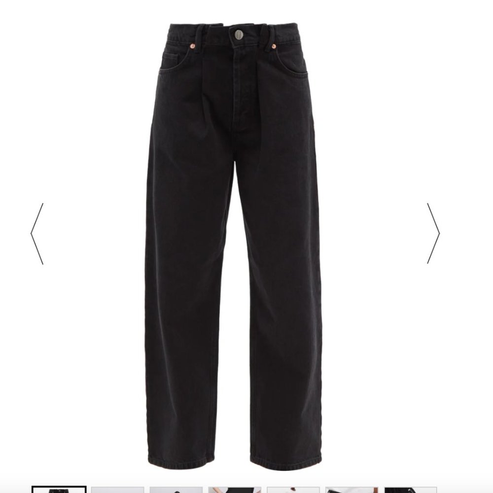 Raey Fold Dad Baggy Boyfriend Jeans - size UK 28 (US 6/8)